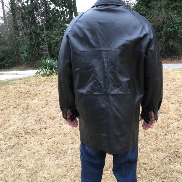 WILSONS 3/4 Length Leather Coat - Picture 2 of 8